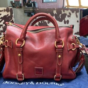 Dooney & Bourke Small Florentine Burgundy Hobo
